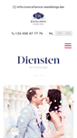 Mobile Screenshot of excellence-weddings.be